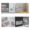 Aluminium Wall-Mounted Slipper Rack