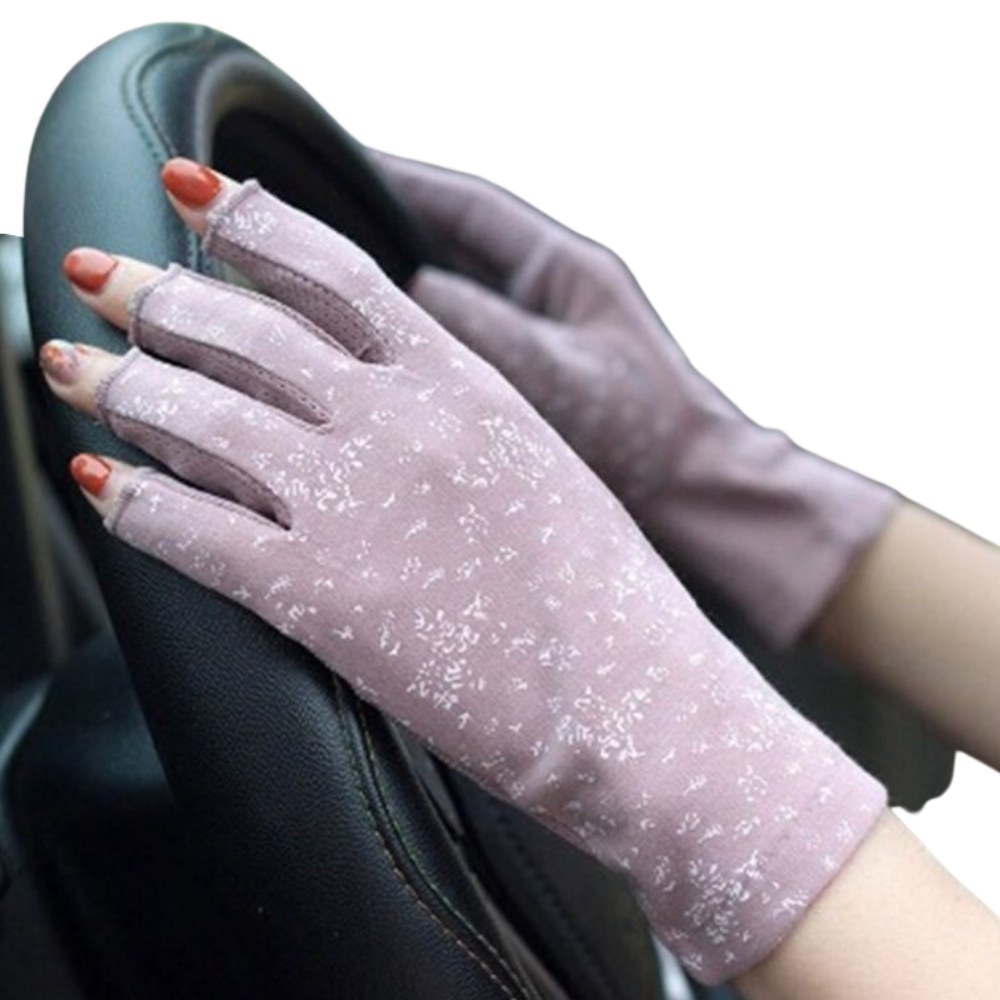 Sunscreen Cotton Gloves - Female Cotton Summer Gloves - UV-Protective  Cotton Gloves