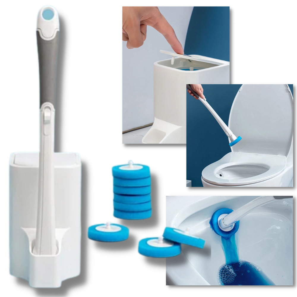 Disposable Toilet Brush Set -