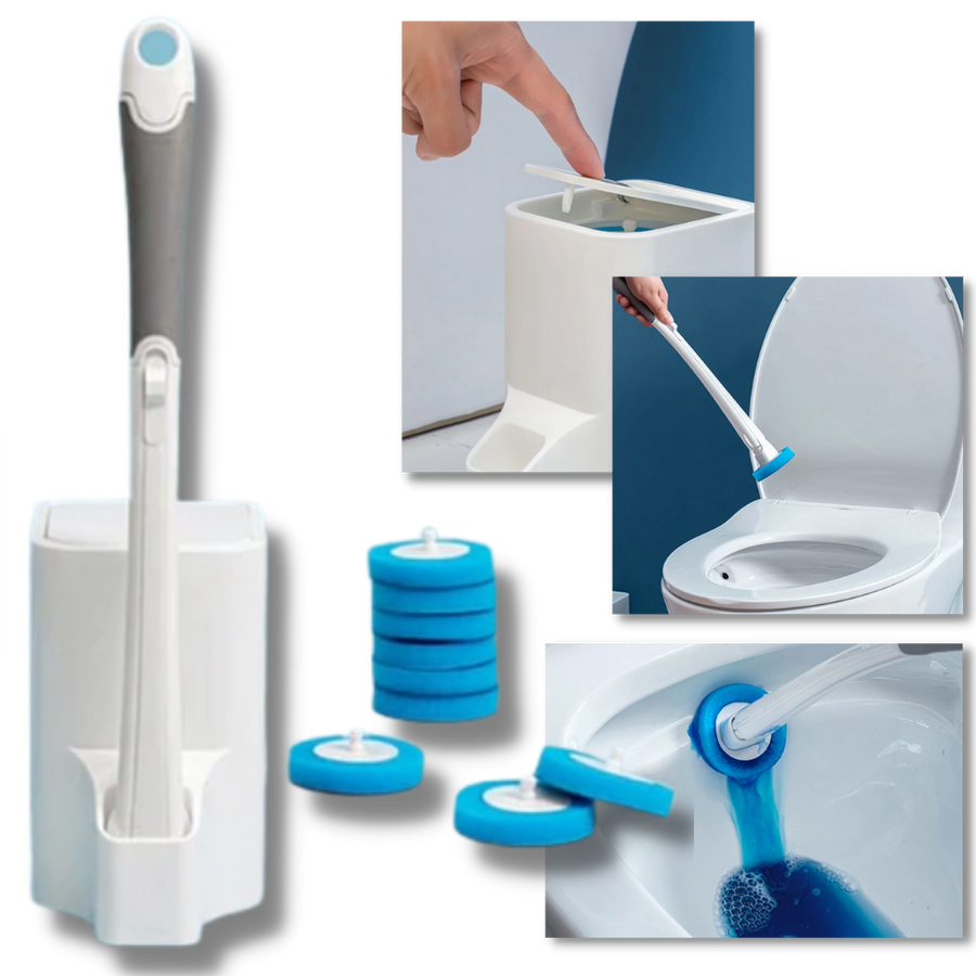 Disposable Toilet Brush Set -