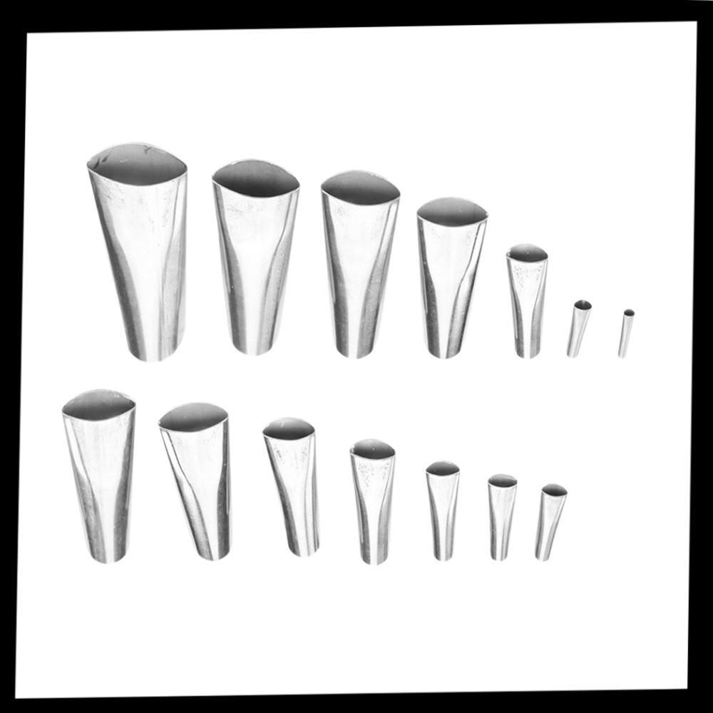 Stainless Steel Caulking Nozzle Set