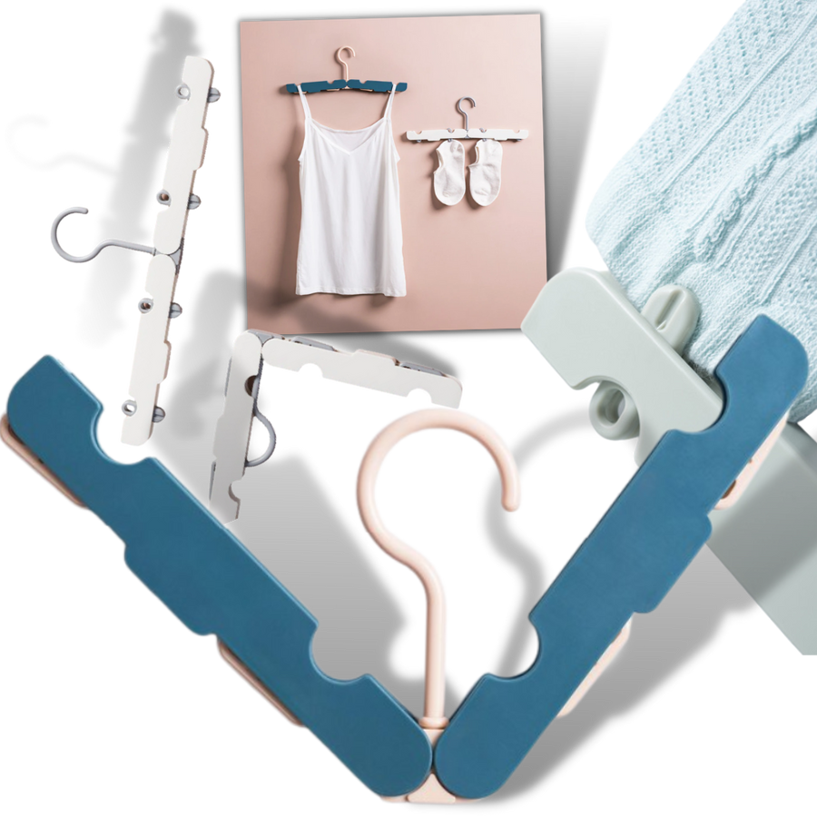 2-Pack Portable Clothes Hangers - Ozerty