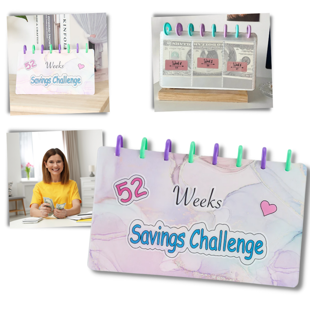 52 Week Comprehensive Savings Binder - Ozerty