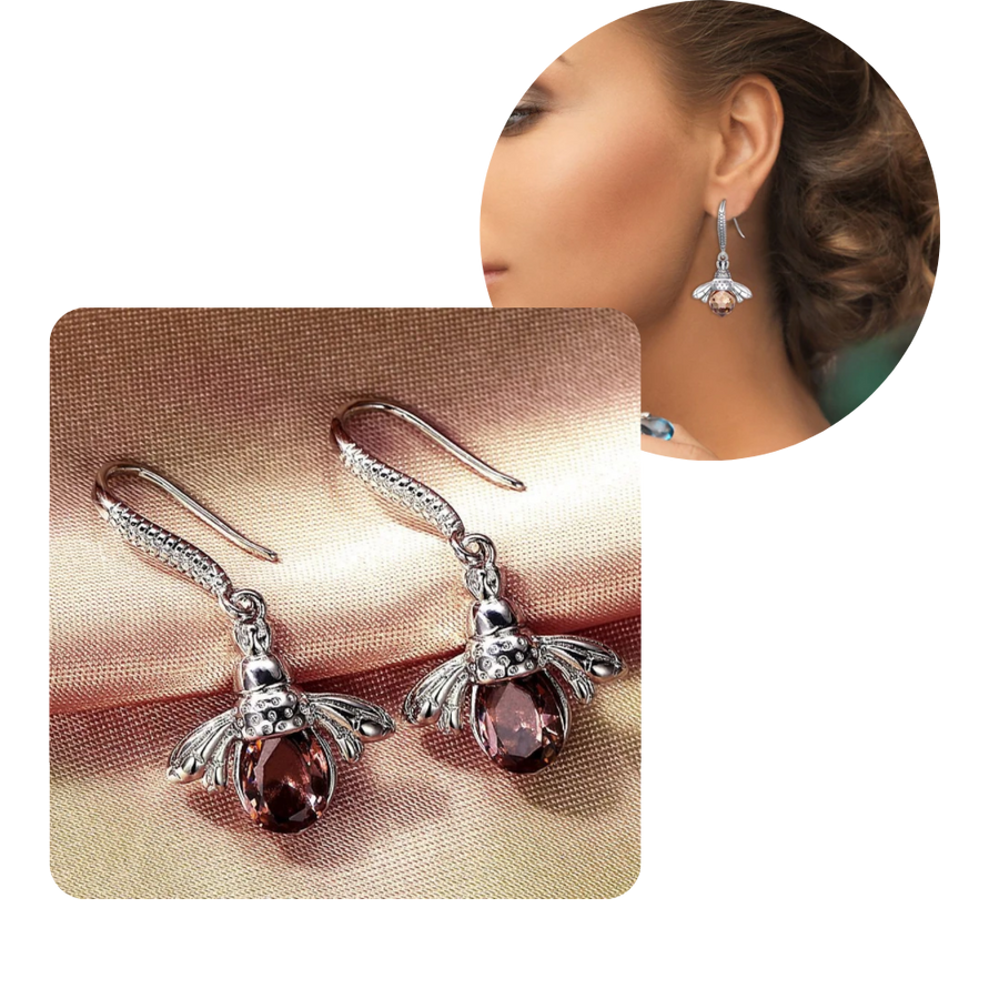 Bee shaped earrings -