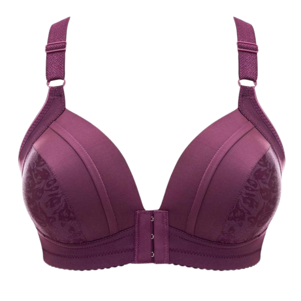32E Wireless Bra Nursing Bralette Strapless Bra Pushup Elastic Bust Top  Tshirt Bra Front Fastening 6XL Bra Outfigured Purple : : Fashion