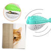 Fish shaped refillable cat toothbrush