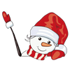Christmas Windscreen Wiper Sticker