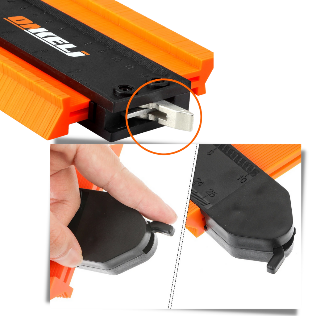 Contour Gauge Profile Duplicator Locking Mechanism Rust