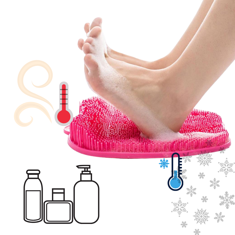 Shower Foot Massager Scrubber & Cleaner Mat