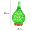 Essential Oil Diffuser Fireworks Pattern Vase Shape