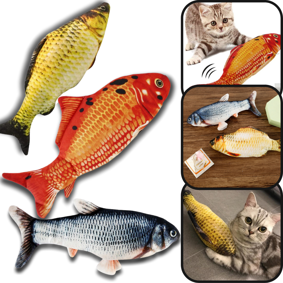 Stinky fish cat toy cheap