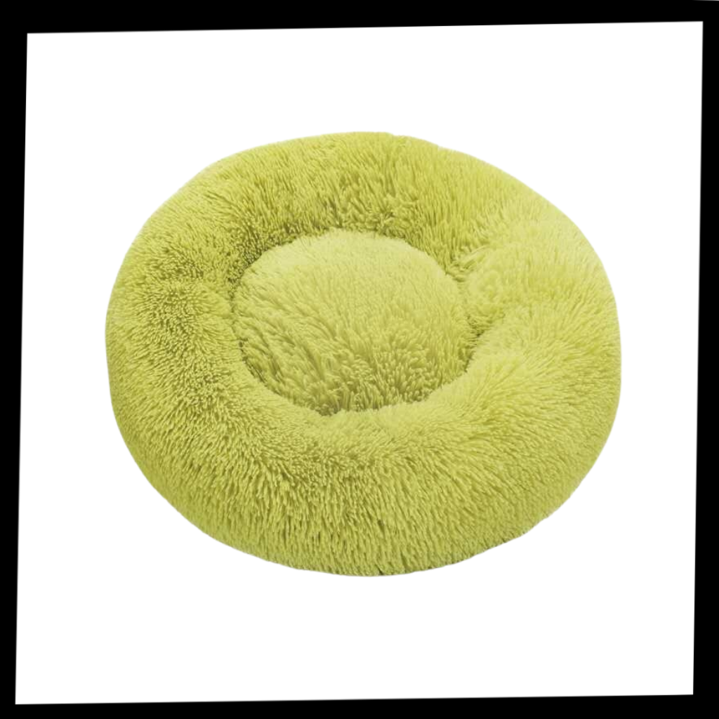 Fluffy Plush Donut Pet Bed