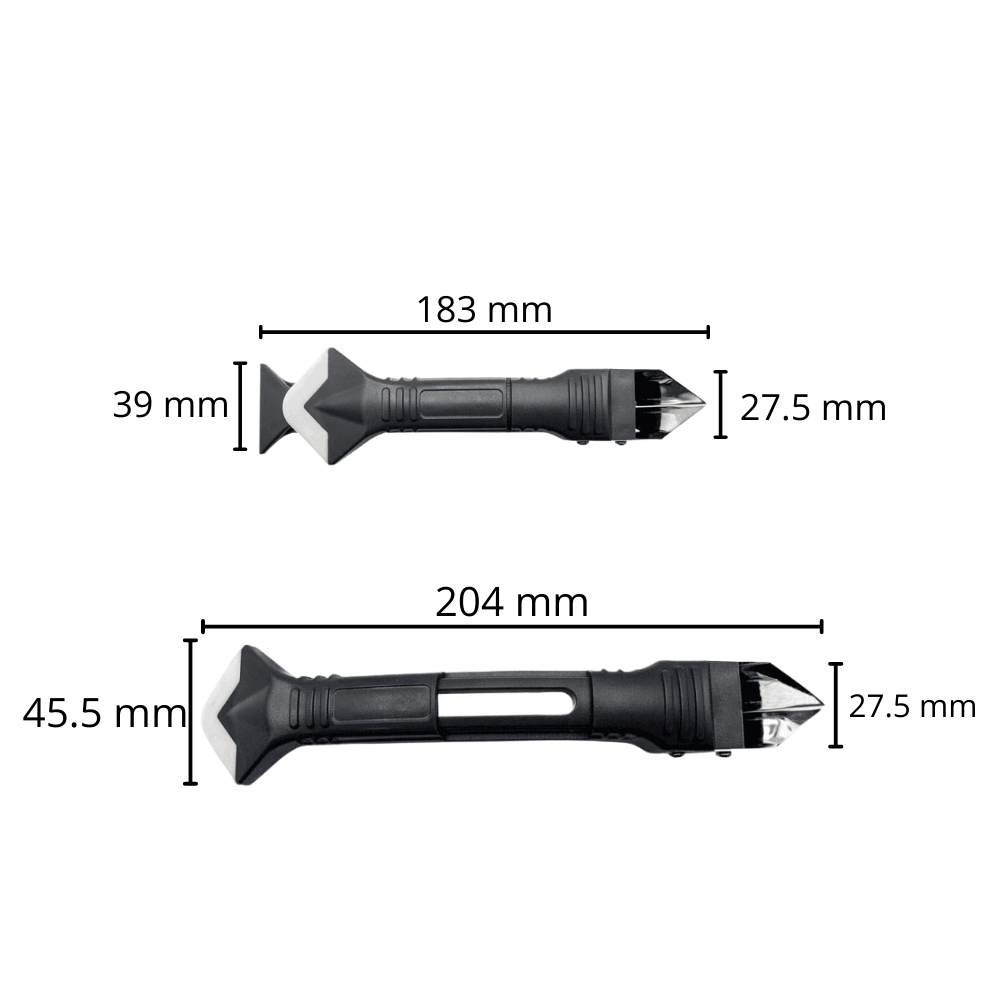 Multi-Material Caulking and Scraping Tool