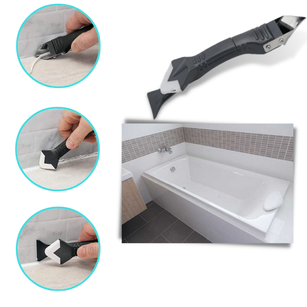 Multi-Material Caulking and Scraping Tool