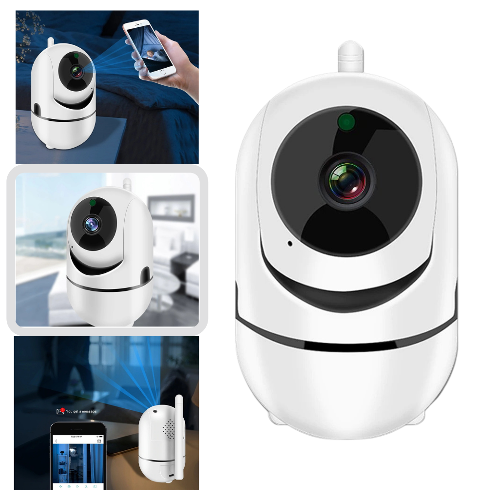 HD Wireless Security Camera with Sound and Motion Detection - Ozerty