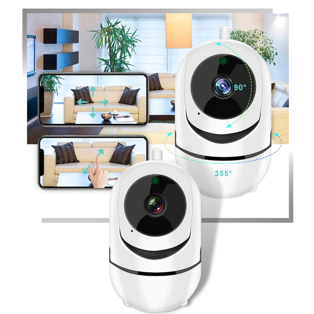 HD Wireless Security Camera with Sound and Motion Detection