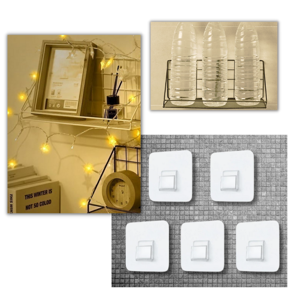 Pack of Adhesive Wall Hooks