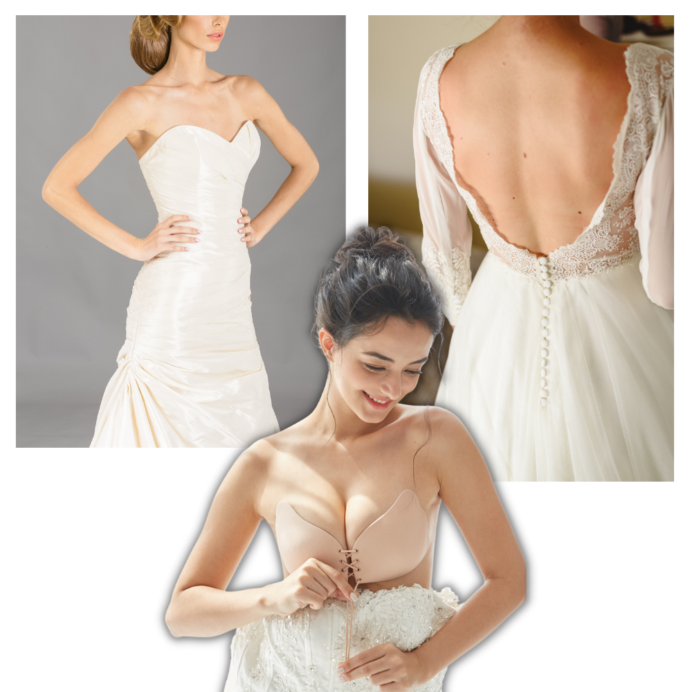 Invisible Bra │ Self Adhesive Strapless Bandage Backless Solid Bra
