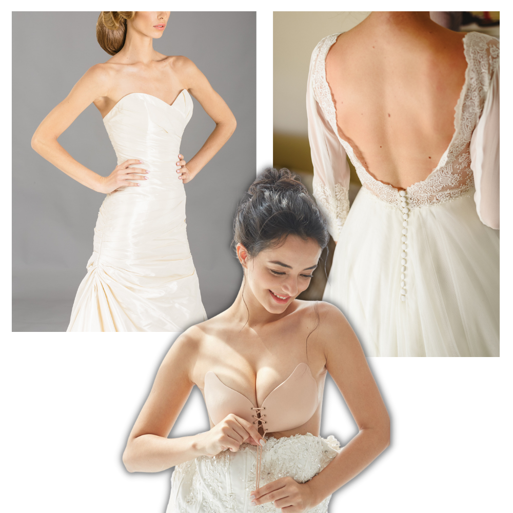Invisible Bra Self Adhesive Strapless Bandage Backless Solid Bra