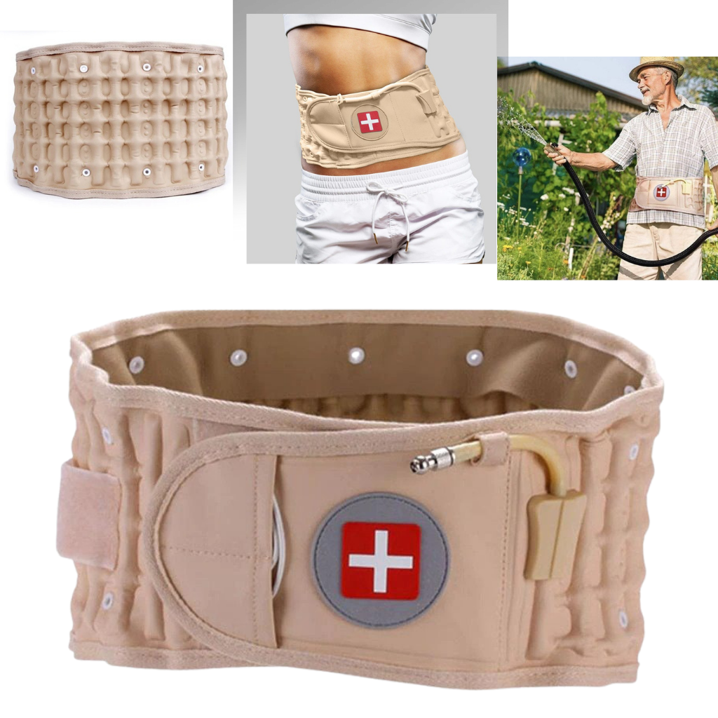 Inflatable decompression lumbar support belt - Ozerty