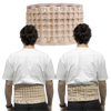 Inflatable decompression lumbar support belt