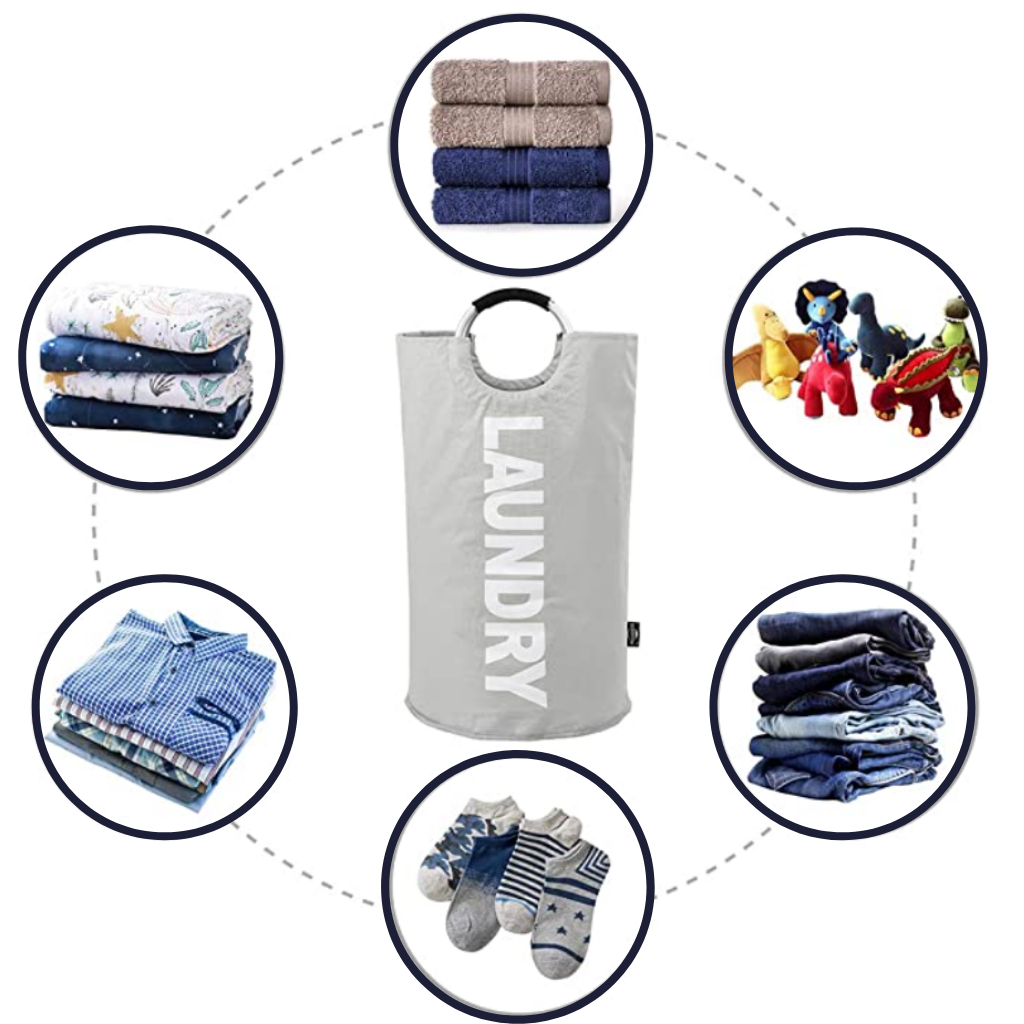 Dokehom large collapsible laundry basket bag on sale