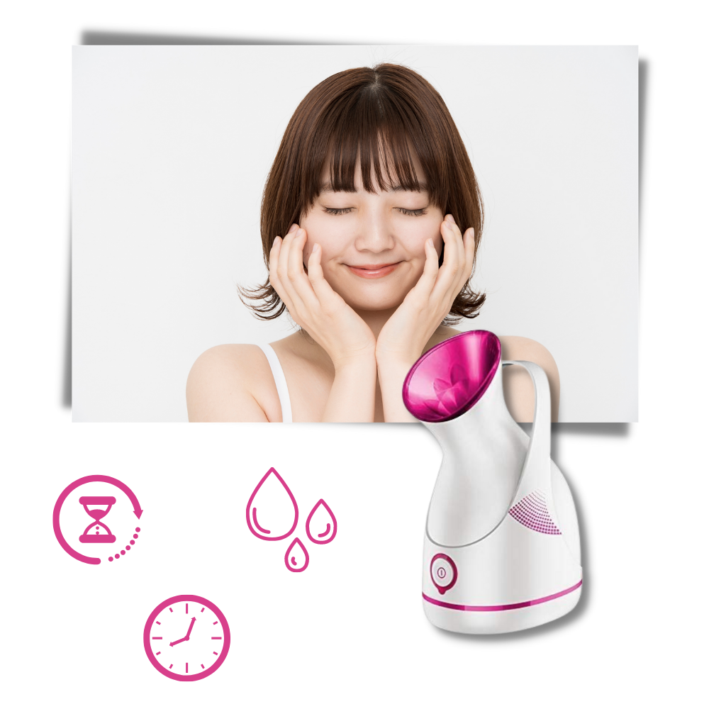 Portable face humidifier and sauna -