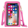 Multi pockets touchscreen crossbody bag
