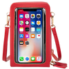 Multi pockets touchscreen crossbody bag