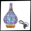 Essential Oil Diffuser Fireworks Pattern Vase Shape