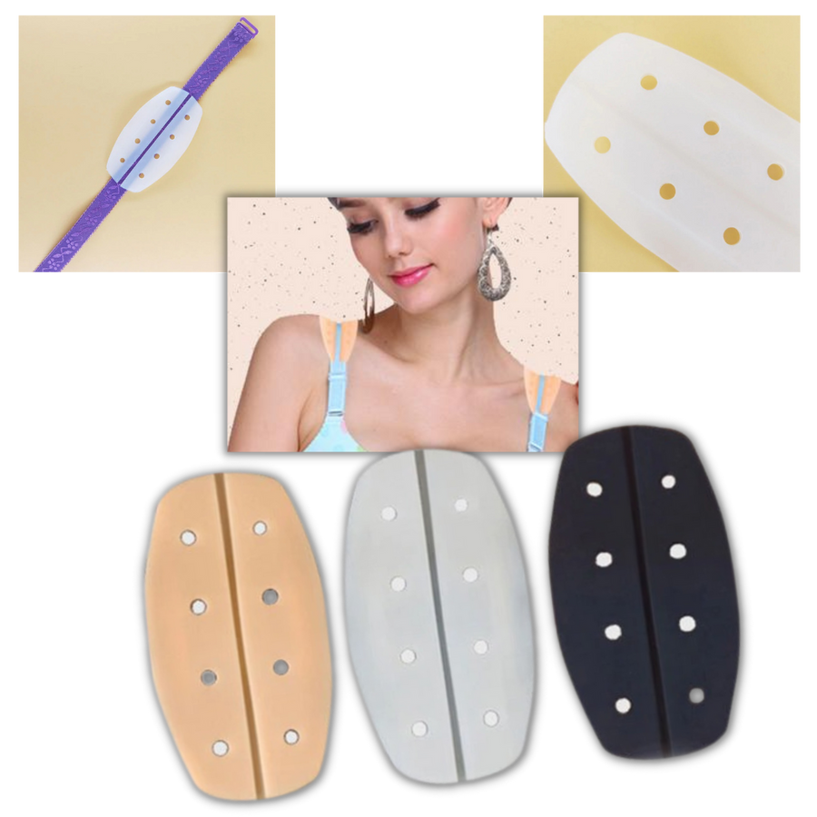 1 Pair of Silicone Slip-proof Bra Strap Protectors -