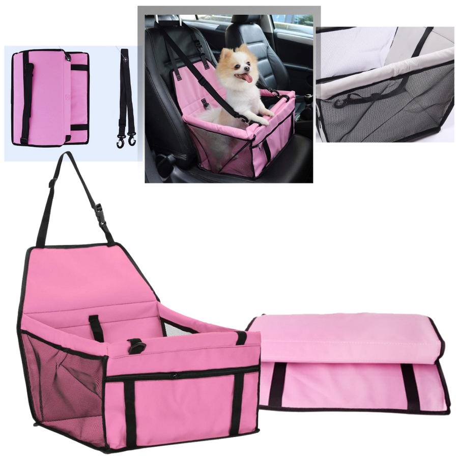 Pet dog car carrier adjustable seat - Ozerty