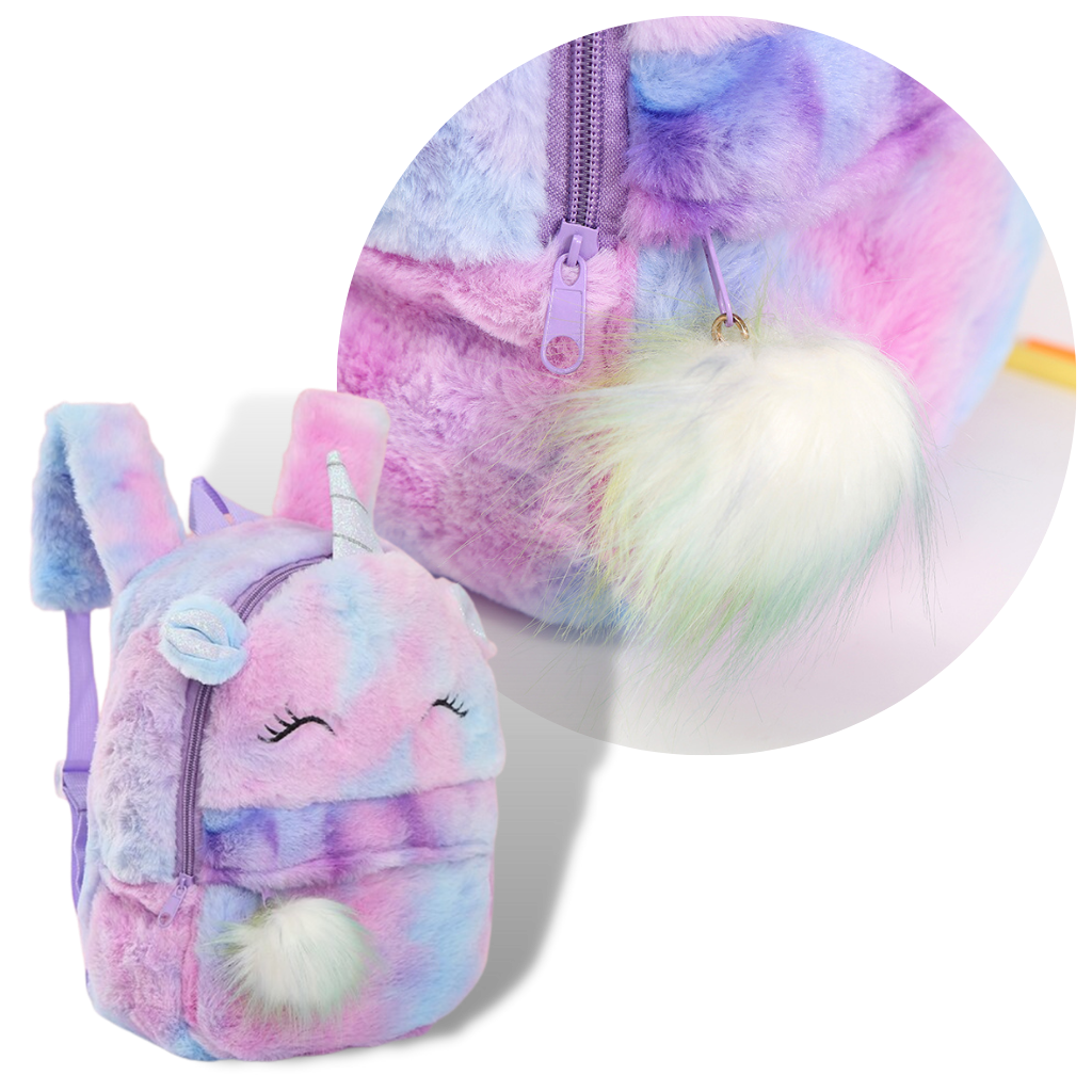 Plush Unicorn Girl’s Backpack