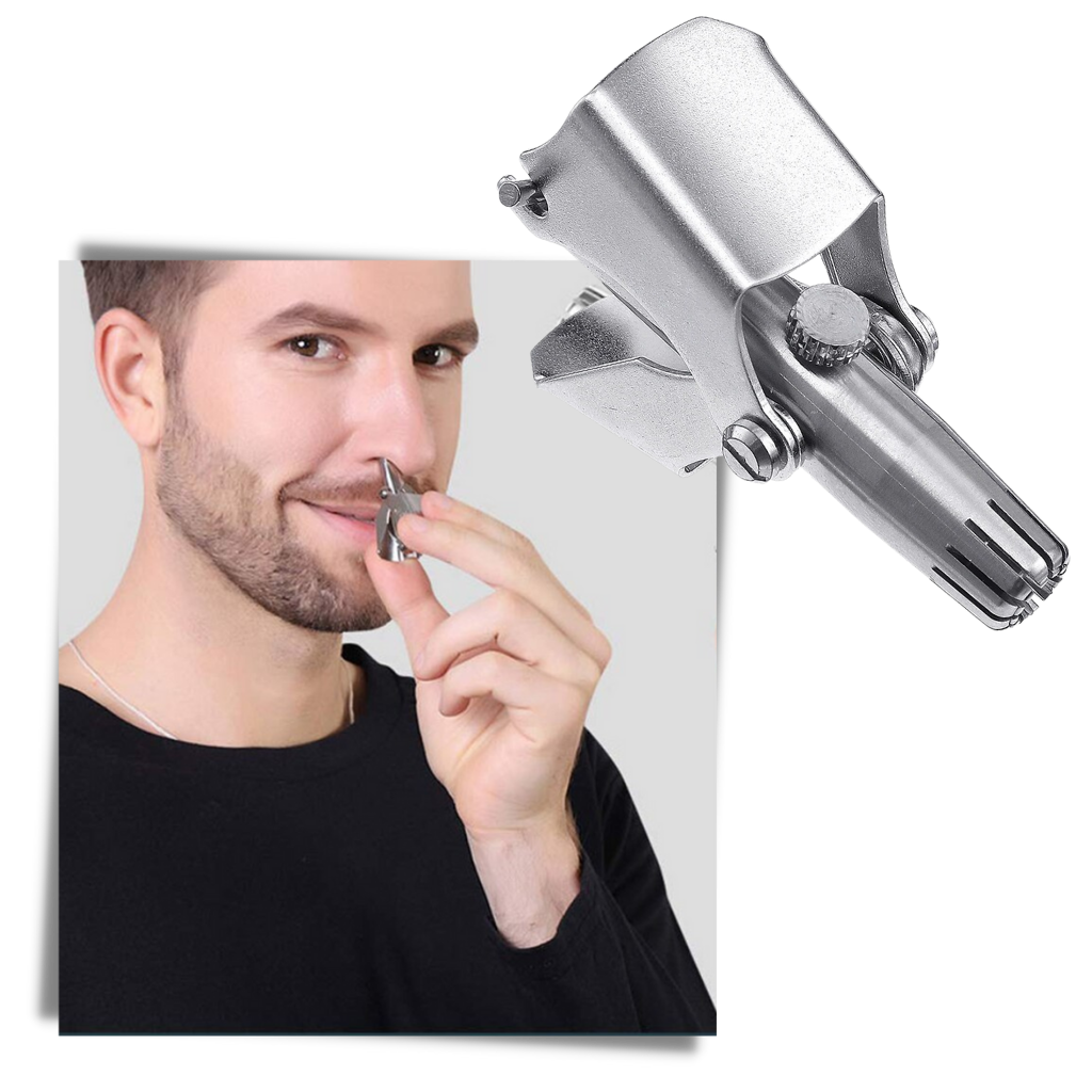 Portable stainless steel manual nose hair trimmer Ear hair trimmer