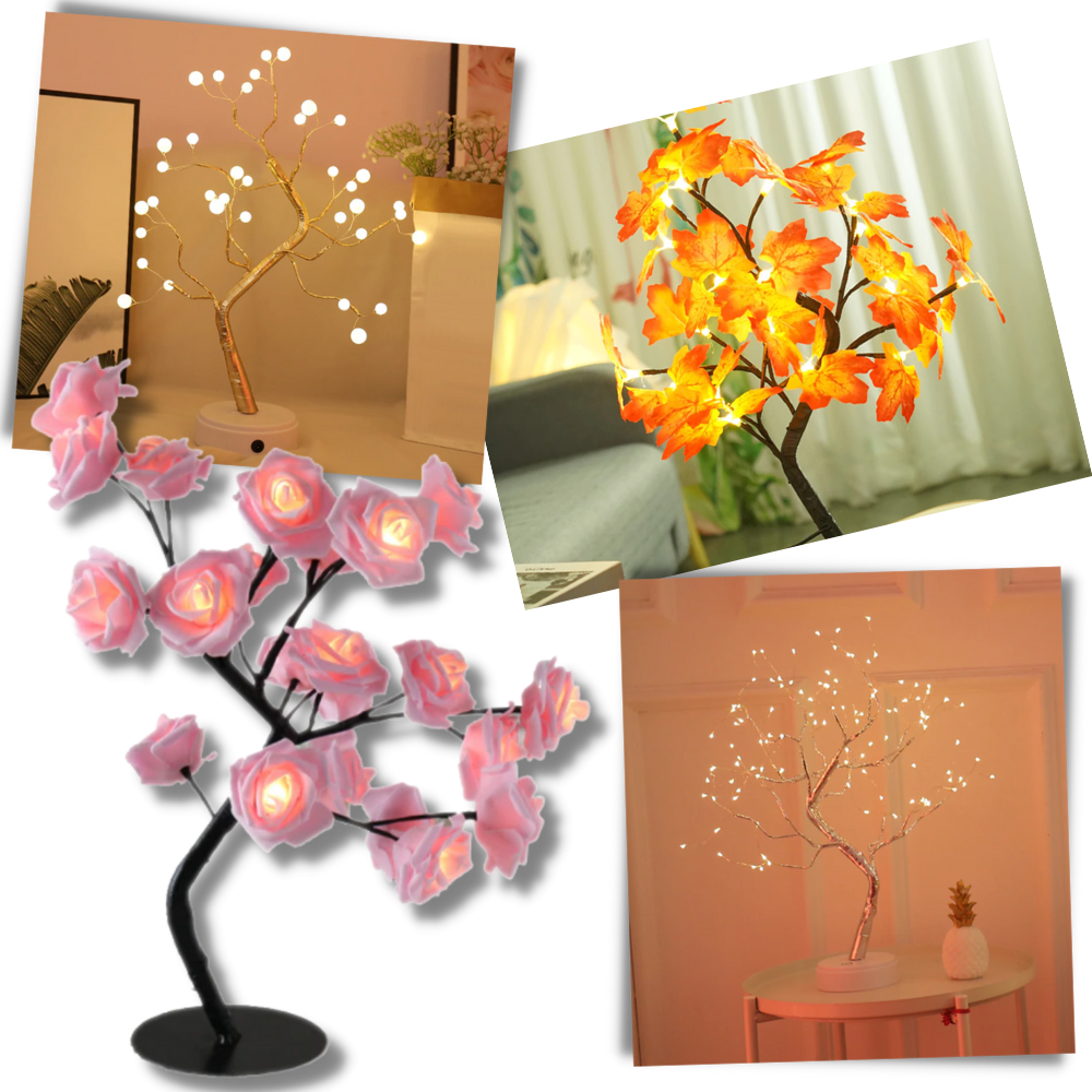 Delightful Rose Tree Lamp -