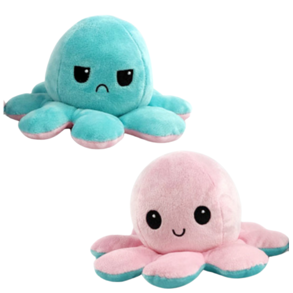 Reversible Mini Octopus Plush toy