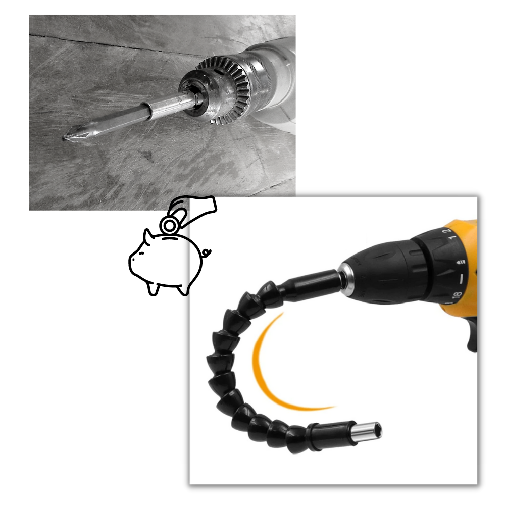 Versatile Electric Drill Bit Holder Flexible Drill Bit Holder