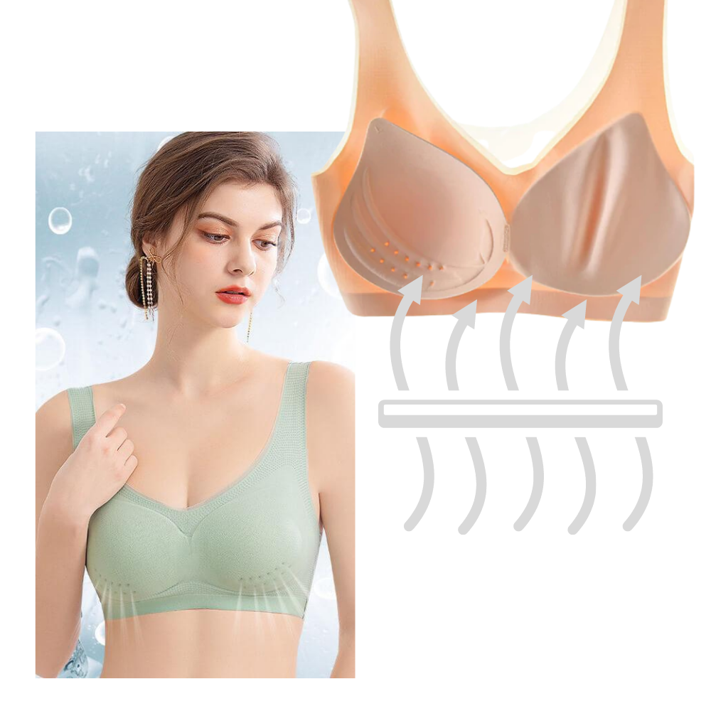 Seamless Ultra-thin Ice Silk Bra 2023 Lifting Bra Women's Thin Silk  Seamless Sports Bra Wireless Underwear Air Cooling Brassiere - AliExpress