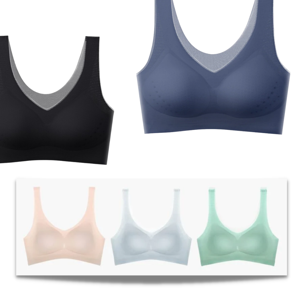 Summer Seamless Ultra-Thin Plus Size Ice Silk Comfort Bra,2023 Mesh Wire  Breathable Cup Push Up Seamless Comfortable Bras (Color : 2PCS Skin, Size :  4X-Large) : : Clothing, Shoes & Accessories