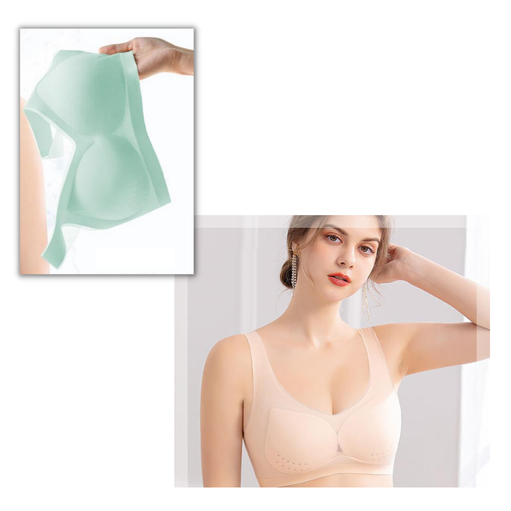 KRAOIKK Ultra Thin Ice Silk Bra Breathable Lifting Bra for Women Corset  Wireless Bra Negative Underwear Summer Cooling Bras (as1, Alpha, m,  Regular, Regular, Beige) at  Women's Clothing store