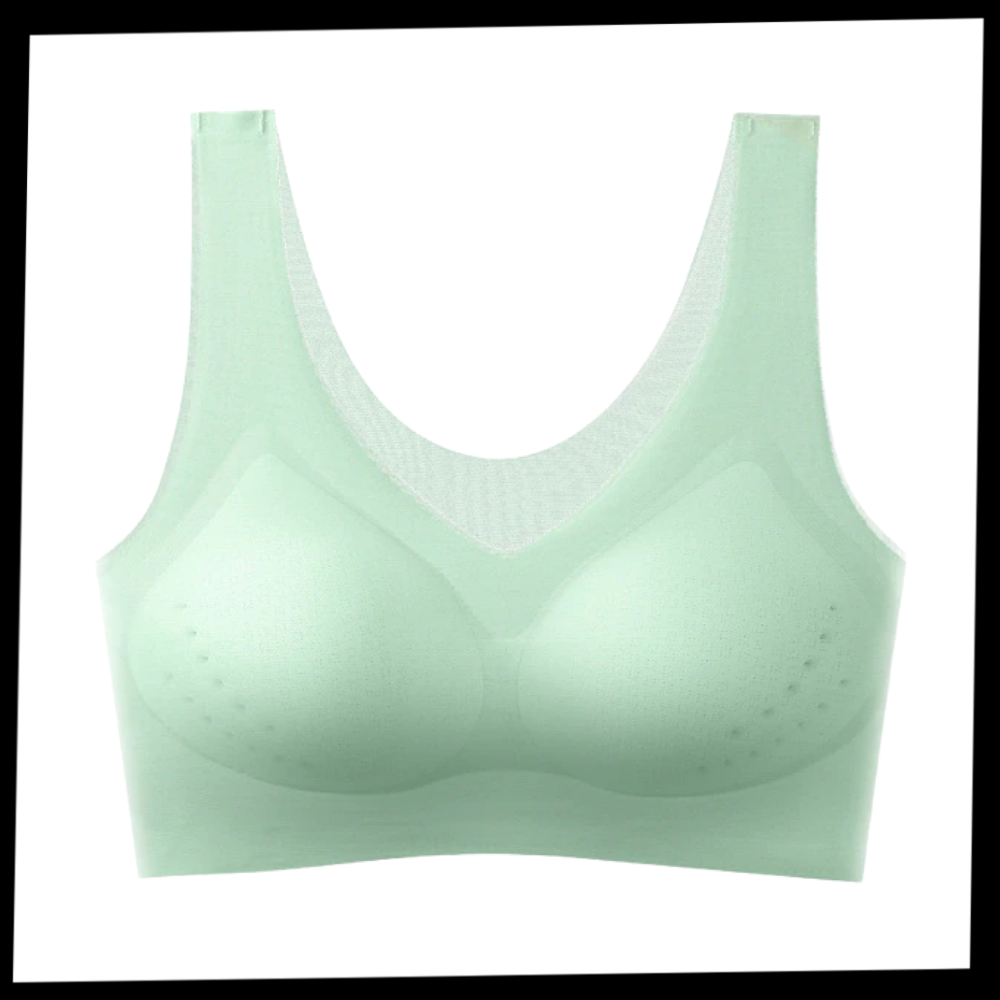 Cool™ Paper-Thin Ice Silk Breathable Wireless Bra – CozyBreezy