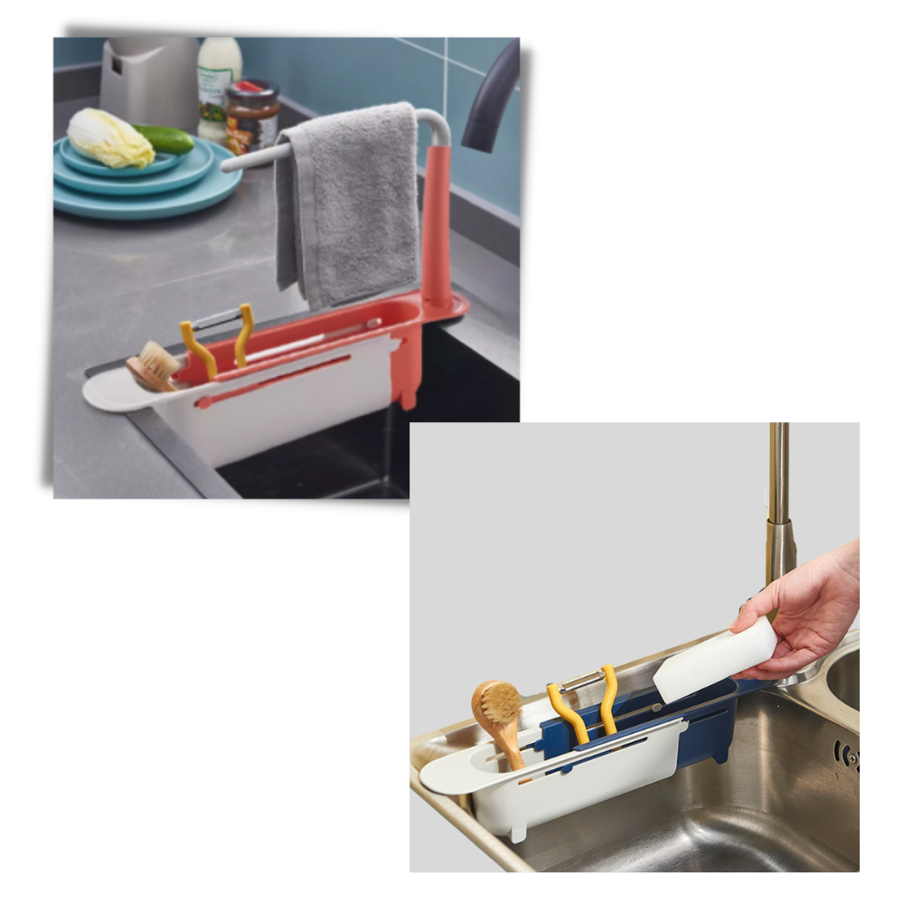 Extendable Storage Rack for Sink