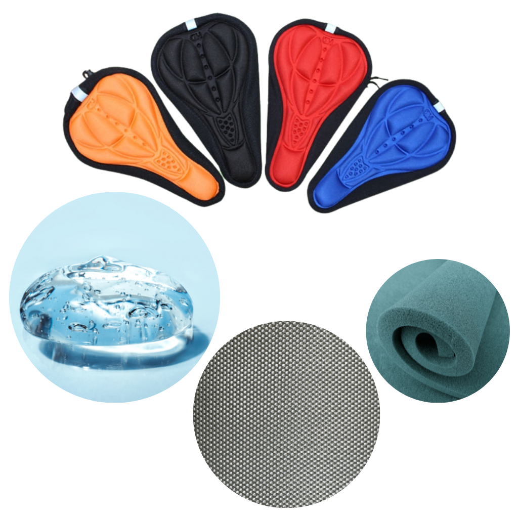 Silicone Gel Padded Bike Seat Cushion