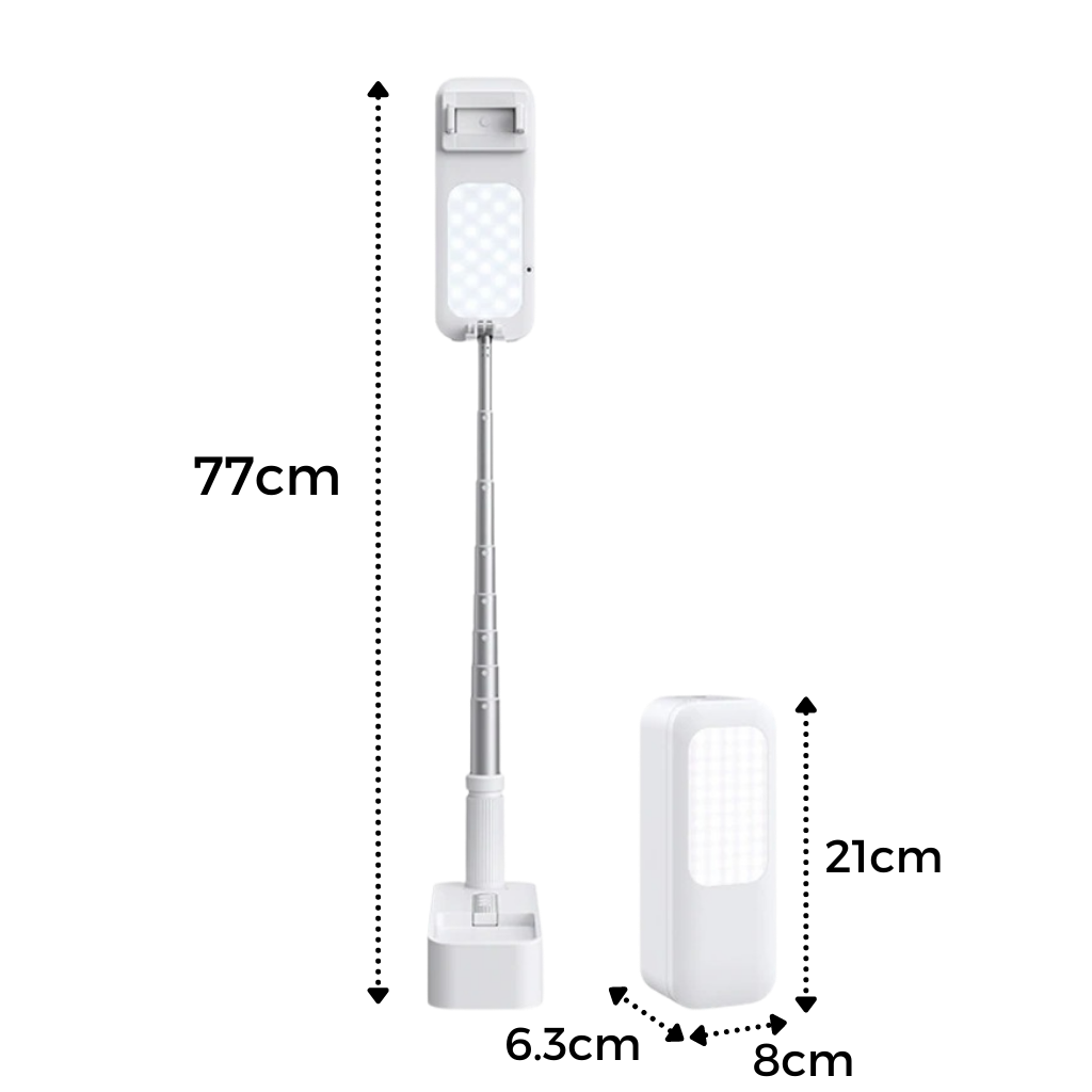 Smartphone Holder Integrated Bluetooth Light Kit
