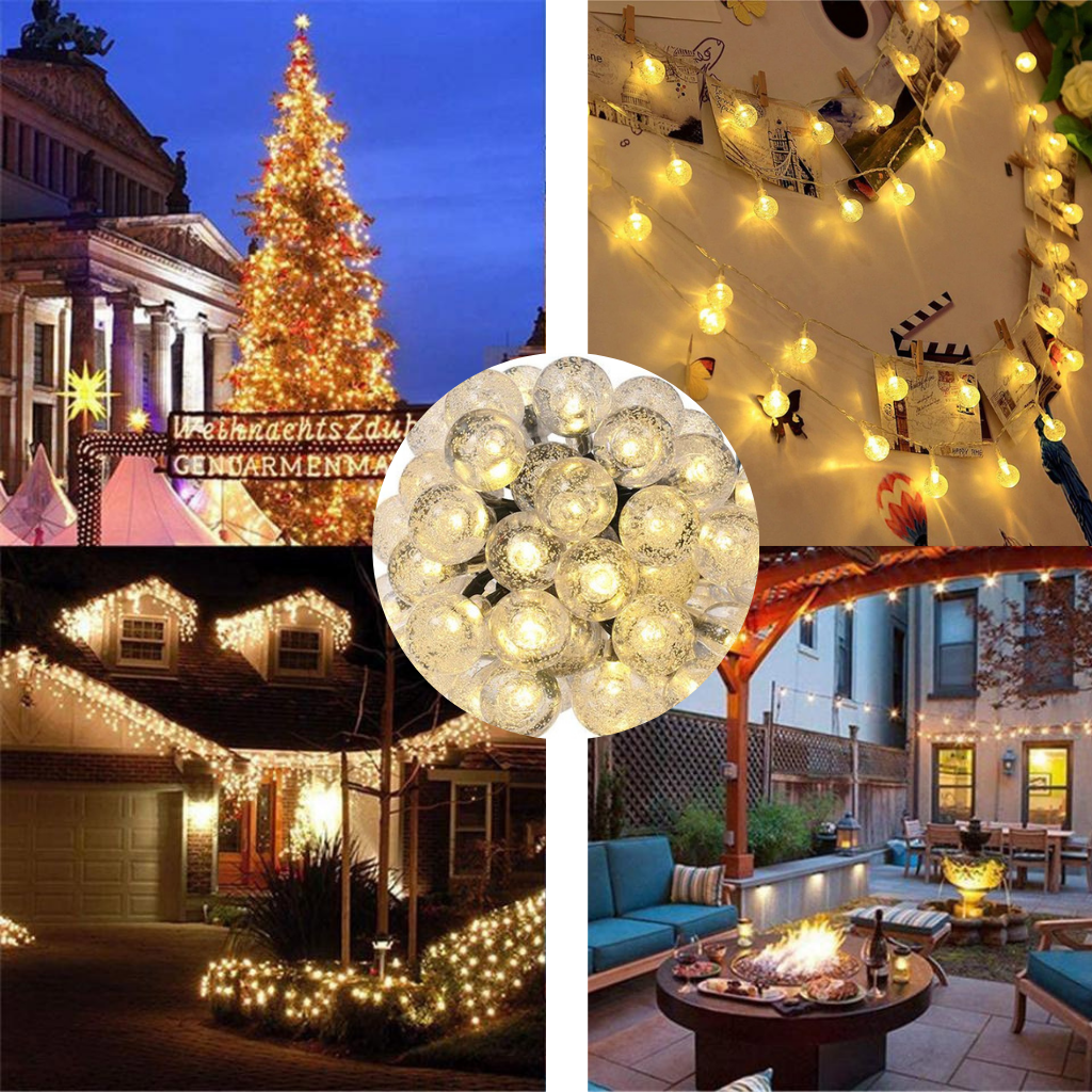 Solar Garland Light String Outdoor Solar LED Light Waterproof