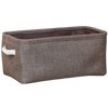 Stylish Linen Basket with Rope Handles