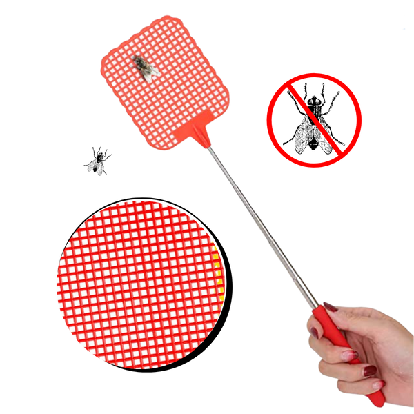 Telescopic Fly Swatter Mosquito Pest Control Extendable fly