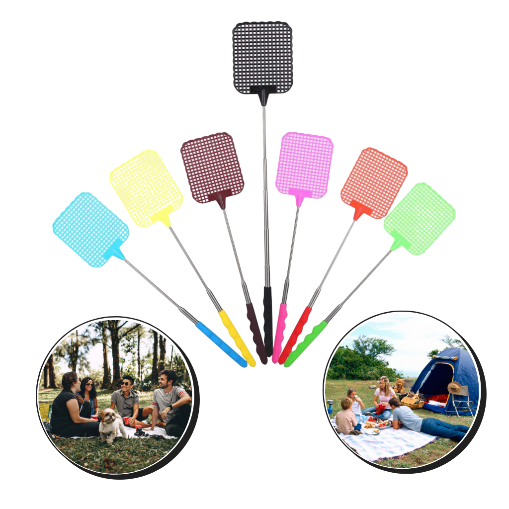 Telescopic Fly Swatter Mosquito Pest Control Extendable fly