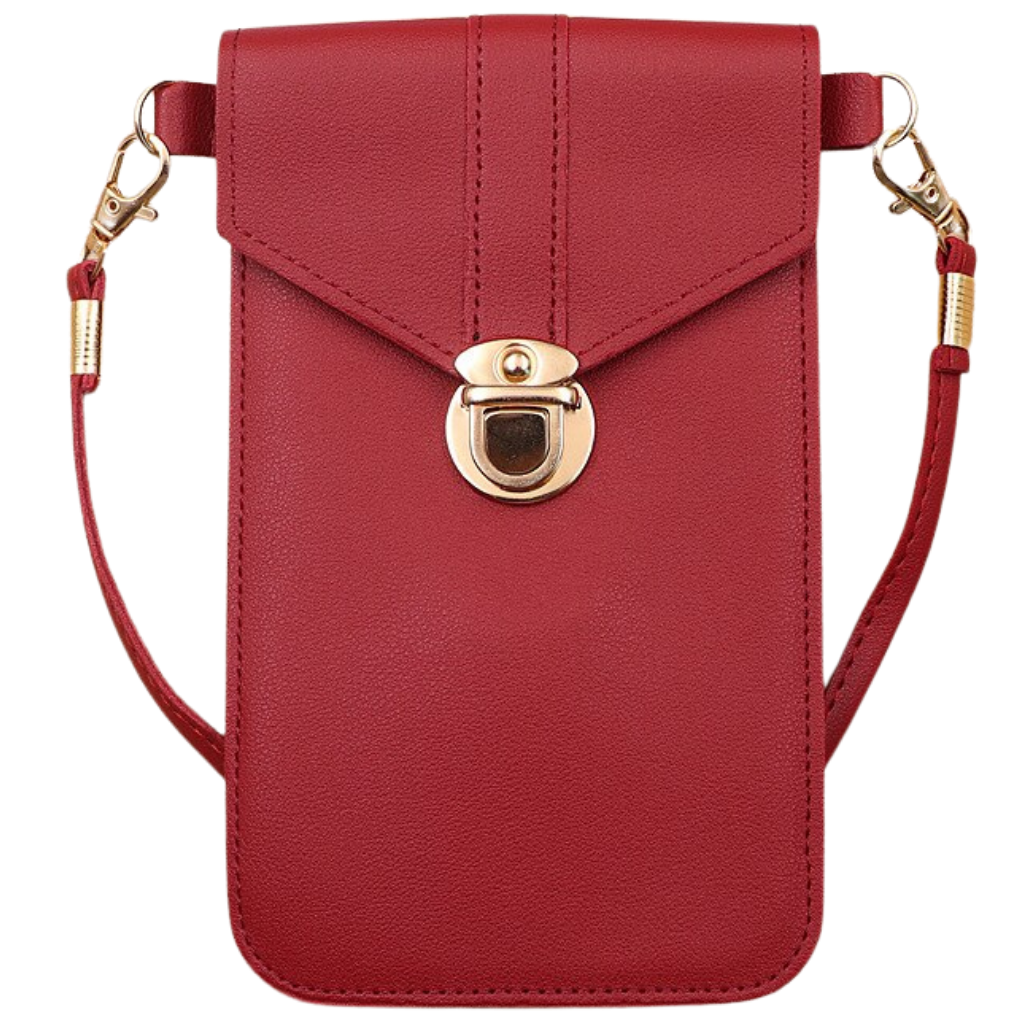 Touchscreen phone crossbody bag