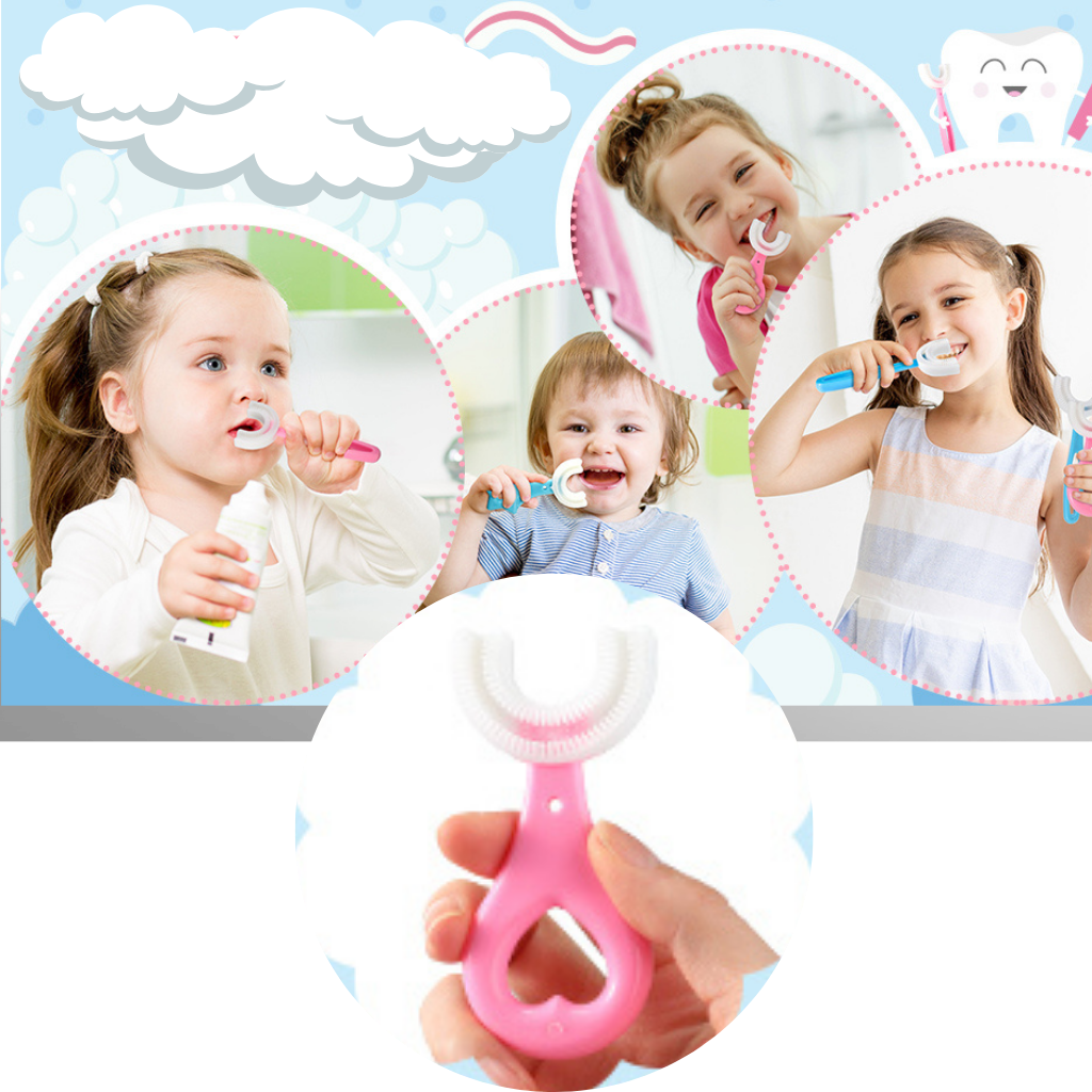 U-shaped Toothbrush for Kids (pack of 2)